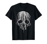 Melting Skull Black White Art...