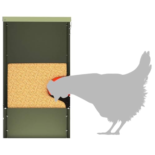 Mangeoire pour poules 40,5 cm pour protéger vos aliments - 5