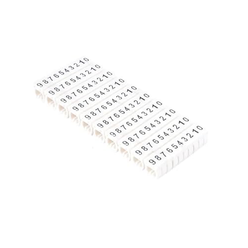 Repere fil electrique pour identifier et ordonner un cable reseau emmele 100pcs M-2L