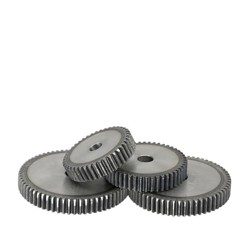 Engrenage cylindrique 1,5M 72 dents acier carbone SC45 alesage 16 mm pignon