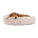 Best Friends by Sheri Donut Cuddler in Lux Fur Dog Bed/Cat Bed, 30"X30", Oyster