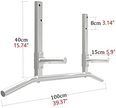 Home Indoor and Outdoor Horizontal Bars, Wall-Mounted Fitness Pull-up Bar, Sports Strength Training Equipment, Rust-Proof Steel, Safe Load-Bearing 300kg (Style2)