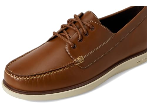 Cole Haan Cole Haan Men's Grand 4-Eye Loafers, British Tan/Angora, 7.5-M US