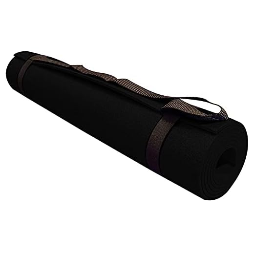 Tapete Para Yoga em EVA, Preto, Evamax, 170x60cm