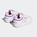 adidas Kids Hoops 3.0 Low Top Basketball Sneaker, White/Bliss Lilac/Violet Fusion, 9 US Unisex Toddler