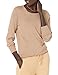 Amazon Essentials Damen Leichter, Langärmeliger Pullover Mit Rundhalsausschnitt (Erhältlich in Übergröße), Kamelbraun Meliert, L