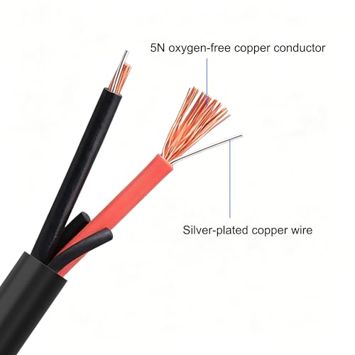 Cable de extension de altavoz banana 4mm de 1m macho a hembra audio 7