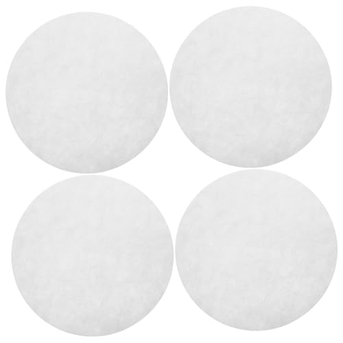 PRETYZOOM 10piezas Almohadilla Aislante para Plato De Comida Separador De Fieltro Grueso para Vajilla De Porcelana Protector Decorativo para Sartenes Cocina Blancos