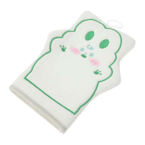 iplusmile Guante Exfoliante de Baño para Manopla de Ducha Reutilizable para Eliminar Piel Muerta y Limpiar Cuerpo Diseño Seguro y Suave Color Verde
