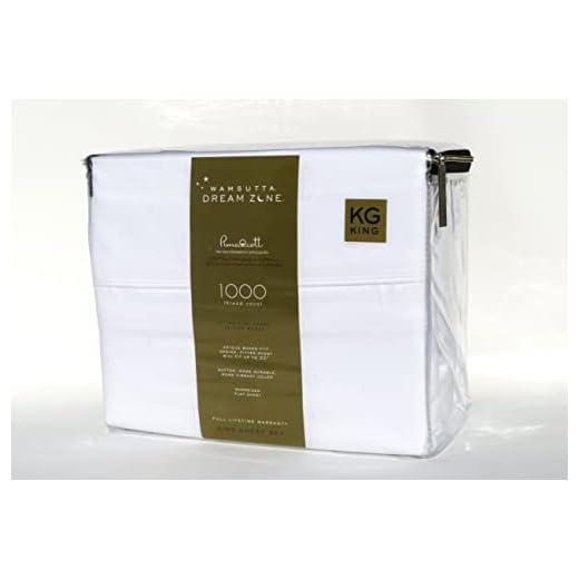 Wamsutta Dream Zone PimaCott Solid 1000-Thread-Count King Sheet Set in White - Authentic Brand (Discontinued)