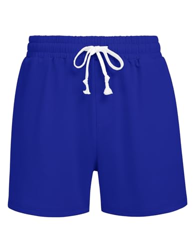 Image of Deyeek 5.5 Inch Mens Pajama Shorts Sleep Cotton Lounge PJ Lightweight Elastic Waist Drawstring Nightwear Bottom with Pockets