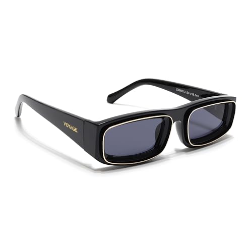 Image of Voyage UV Protected Rectangle Sunglasses for Men & Women