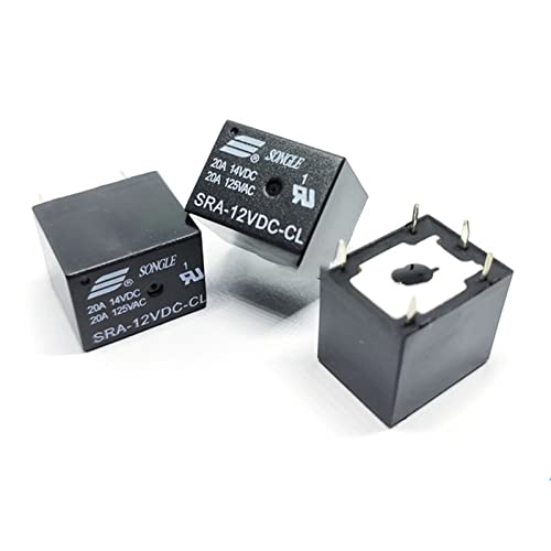 Relais SRA-12VDC-CL 12V 20A T74 pour l'intégration de puissance sur platine DIP-5