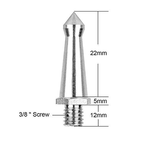 image for Acouto Spikes Stainless Steel Male 3/8