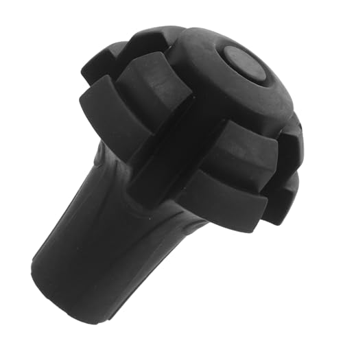 SUPVOX Cushioned Hiking Pole Tip Anti-Slip Replacement Tips for Trekking Sticks
