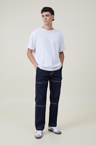 Image of KOTTY Men's Solid Straight Fit /Skinny Fit /Relaxed Fit Comfortable and Strechable Stylish Looking Jeans