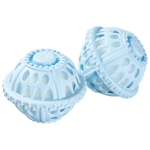 Bolas de lavandería para lavadora, sin detergente, para eliminar pelusas, suministros de limpieza del hogar antinudos para familias, estudiantes universitarios, vacaciones, viajes y caravanas