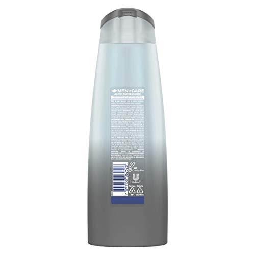 Dove Shampoo Fortificante Alívio Refrescante com Ice Cool Mentol 400 ml 