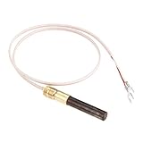 Aupoko 24" Propane Gas Fireplace Thermopile 750 Millivolt Replacement, Fit for Gas Fireplace/Water Heater/Gas Fryer Cluster