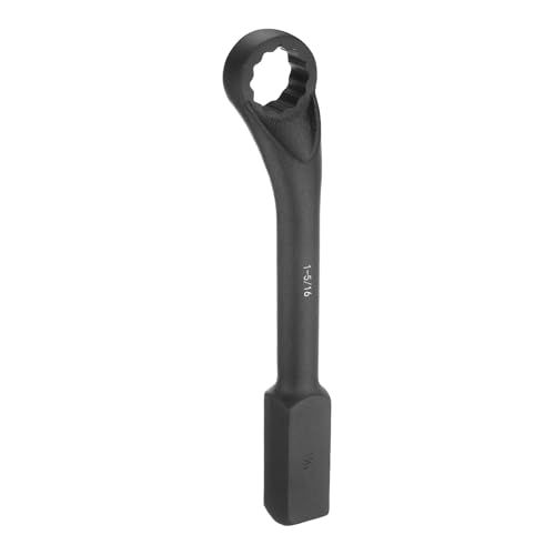 sourcing map Striking Wrench 1-5/16 Inch 12-Point Flat Strike Wrench Slogging Ring Spanner Straight Handle Box End Striking Wrenches