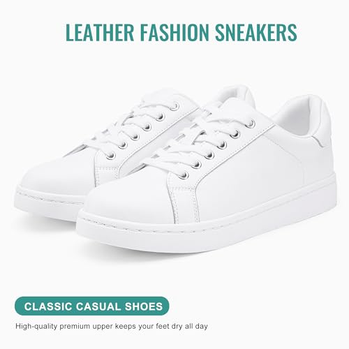 Image of Vepose Women's Lace-Up Walking Sneakers, Casual Low Top Shoes 8003