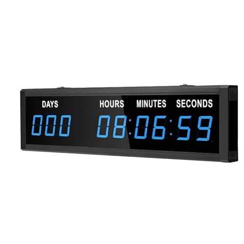Cronómetro digital con cuenta regresiva y control remoto miniatura 1