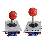 プロのゲームコントローラーセット強化スチールシャフト緩まないナットゲームスペアパーツ用正確なゲームプレイジョイスティックボールトップ