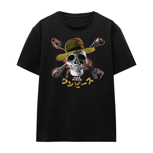 T-shirt One Piece Netflix coupe cintrée femme motif Straw Hat imprimé - 4