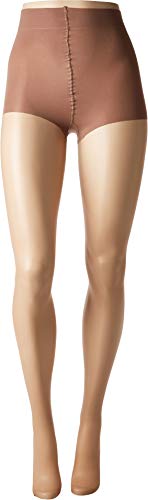 Natori Matte Micro Sheer Control Top Pantyhose Honey Large