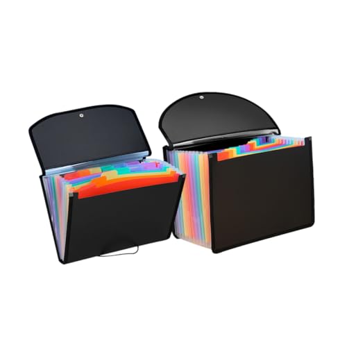 Dossier multi-poches pour papiers et documents organisateur de fichiers portable PVC trieur A4