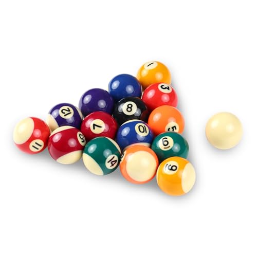 Juego de bolas de mesa de billar de 16 piezas marca Dioche para salas de juego