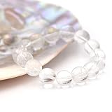 MIRACLES MINERAL bransoletka z koralikami 12 mm, kamień naturalny, francuskie rękodzieło, ponad 40 wyborów, One Size, Kamień naturalny / klejnot, Średnica paska: 18-19 cm (rozciągliwy), rozmiar perły