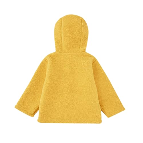 LittleSpring Girl Boy Fleece Jacket Hoodie with Zipper Pocket2