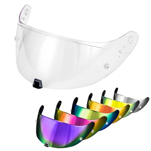 PSLER Visière de Casque pour EXO 520 1400 R1 Visière Teintée pour Scorpion EXO 391 520 1400 R1,Protection UV pour Moto Accessoires De...