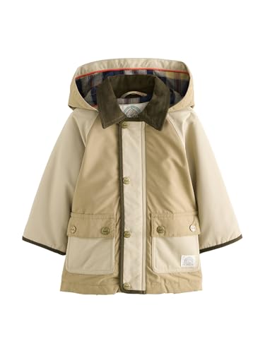 Manteau à capuche imperméable haut de gamme avec col en velours garçon