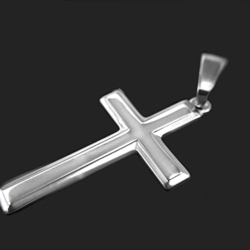 Mens Sterling Silver Cross Necklace with Curb Chain and Meaningful Keepsake Card - Ready To Give Gift In Box4