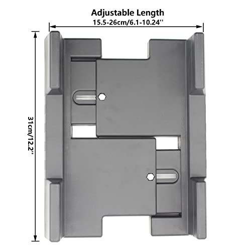 Soporte móvil ajustable para CPU con ruedas giratorias, soporte para torre de computadora, base para PC de piso, compatible con torres estándar y gaming miniatura 2