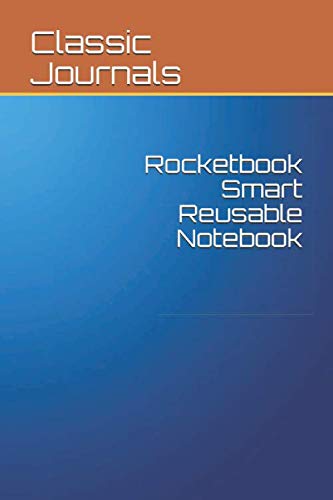 Rocketbook Smart Reusable Notebook: Dot-Grid Eco-Friendly Notebook - Midnight Blue Cover, Executive Size (6" x 9"), Hardbound Cover, Ruled Sheets ... to Write In for Men & Women, Thick Paper
