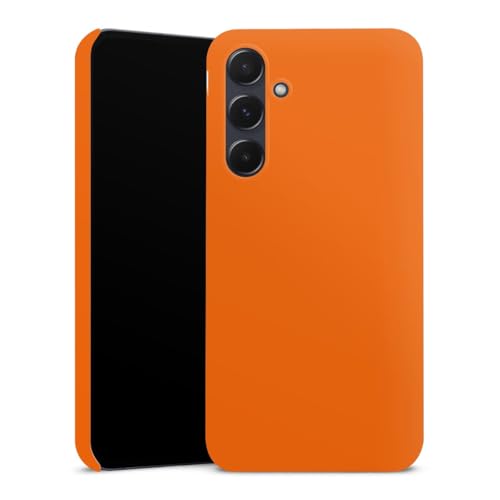 Étui housse Samsung Galaxy A55 5G orange rigide protection intégrale