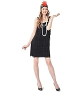 Wizland 1920s Flapper Dress Cocktail Party Dress Roaring 20s Great Gatsby Dress