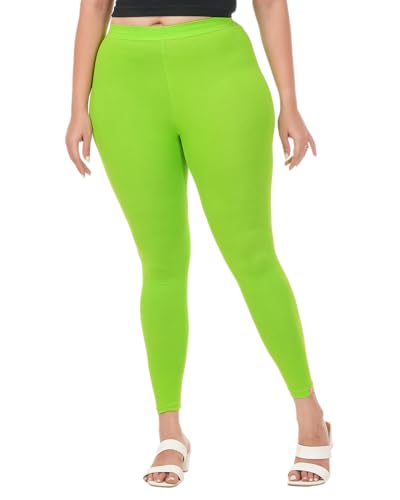 Image of Loveit Womens Solid Viscose Slim Fit Ankle Length Leggings