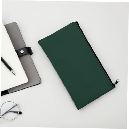 jojofuny 4pcs PU Leather Money Pouches Stylish Zippered Bank for Cash Receipts Coins Capacity and Versatile Organizers4