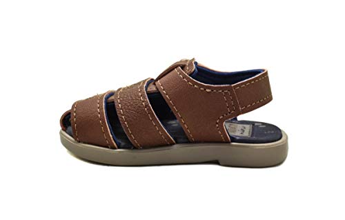 SANDÁLIA INFANTIL MASCULINA CARTAGO MARROM 11561 23 CINZA