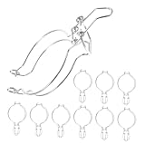 MOTHNUR 10 Stück Dosenverschluss Unverzichtbarer Verschluss Für Die Aufbewahrung In Der Küche Einmachglas Clips Drahtklemme Für Einmachgläser Verschlussschnalle