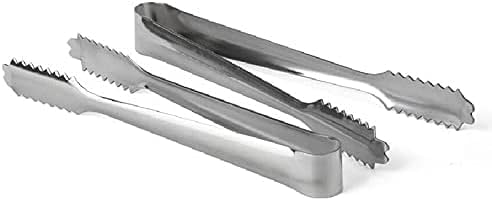 Pinzas de servir – Pinzas de cocina de acero inoxidable para barbacoa, alimentos, hielo - Herramienta de accesorios de cocina