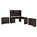 Buena Vista L Shaped Desk with Hutch, Lateral File Cabinet and Low Storage