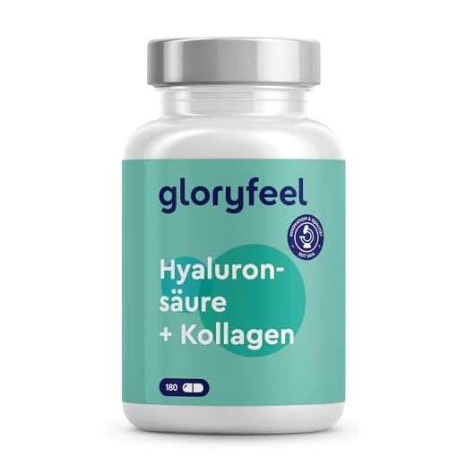 Hyaluronsäure Kollagen - 180 Kapseln - Haut & Haar Komplex mit Biotin, Vitamin C, Zink, Selen & Bambusextrakt - Laborgeprüft ohne Zusätze in Deutschland hergestellt