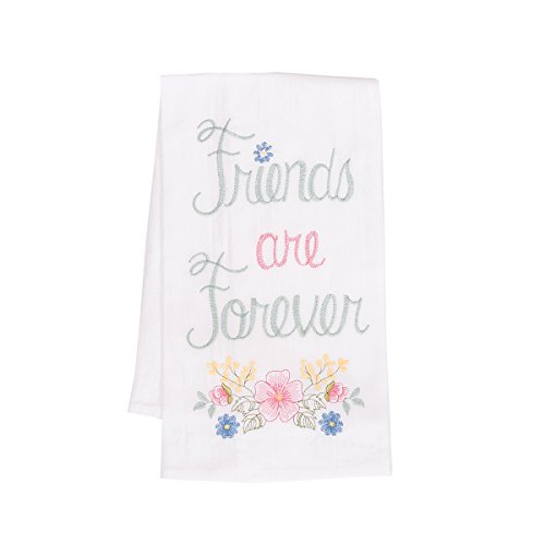 C&F Home Friends are Forever Spring Summer Floral Botanical Handcrafted Woven Flour Sack Kitchen Towel Decor Decoration 18