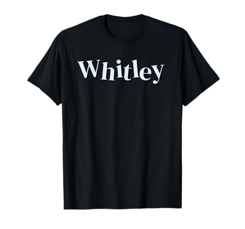 Whitley. Etiqueta de nombre personalizada, nombre personal Camiseta