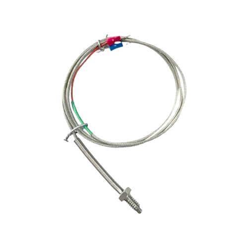 Thermocouple K 1m avec vis en cuivre et sonde de température blindée pour thermostat